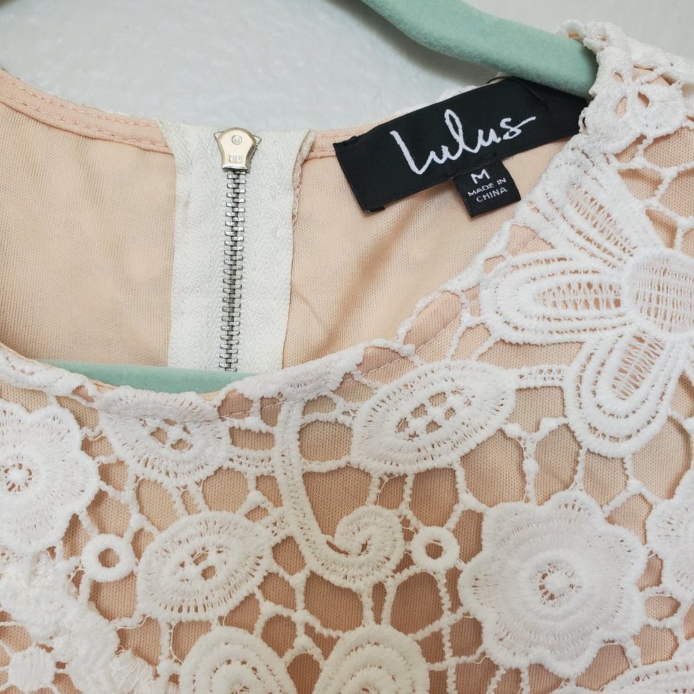 Lulu's white floral lace dress - Picture 6 of 6